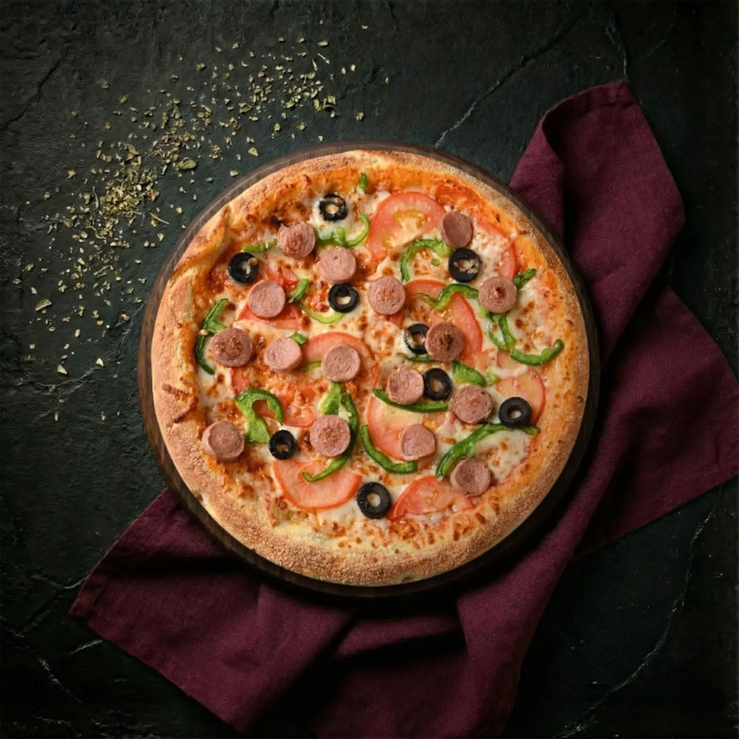 بيتزا هوت دوج وسط