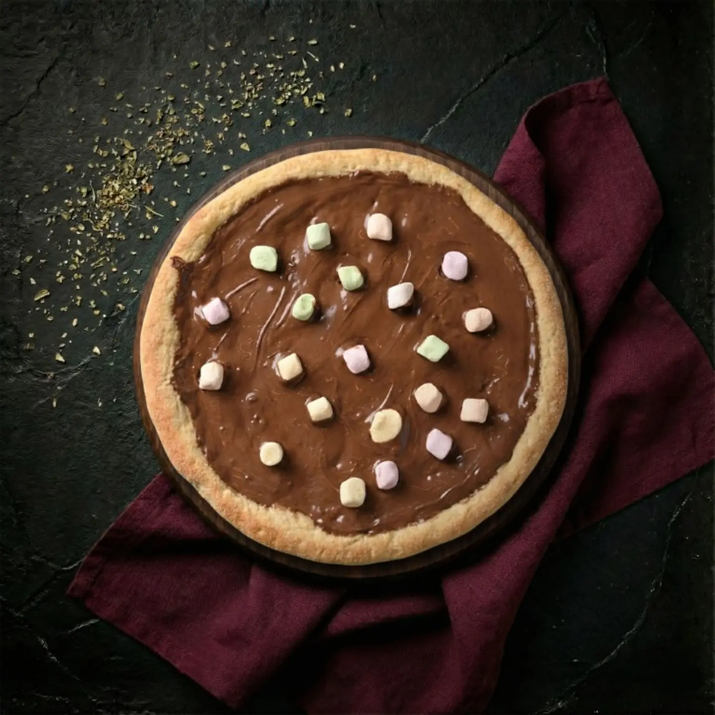 بيتزا نوتيلا وسط