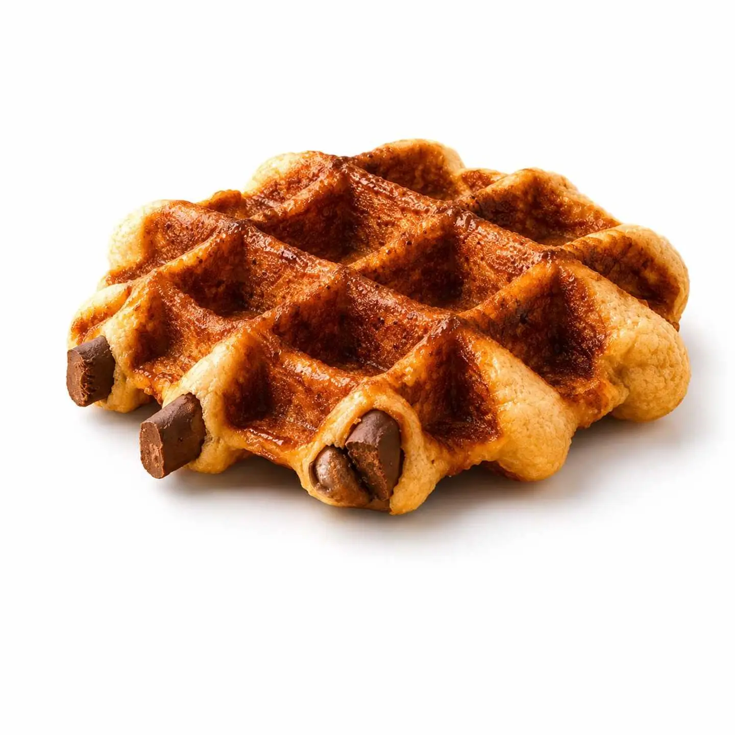 Waffle With Dark Choco Sticks