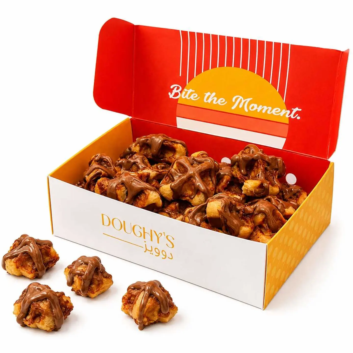 Waffle Bites Box With Sauce