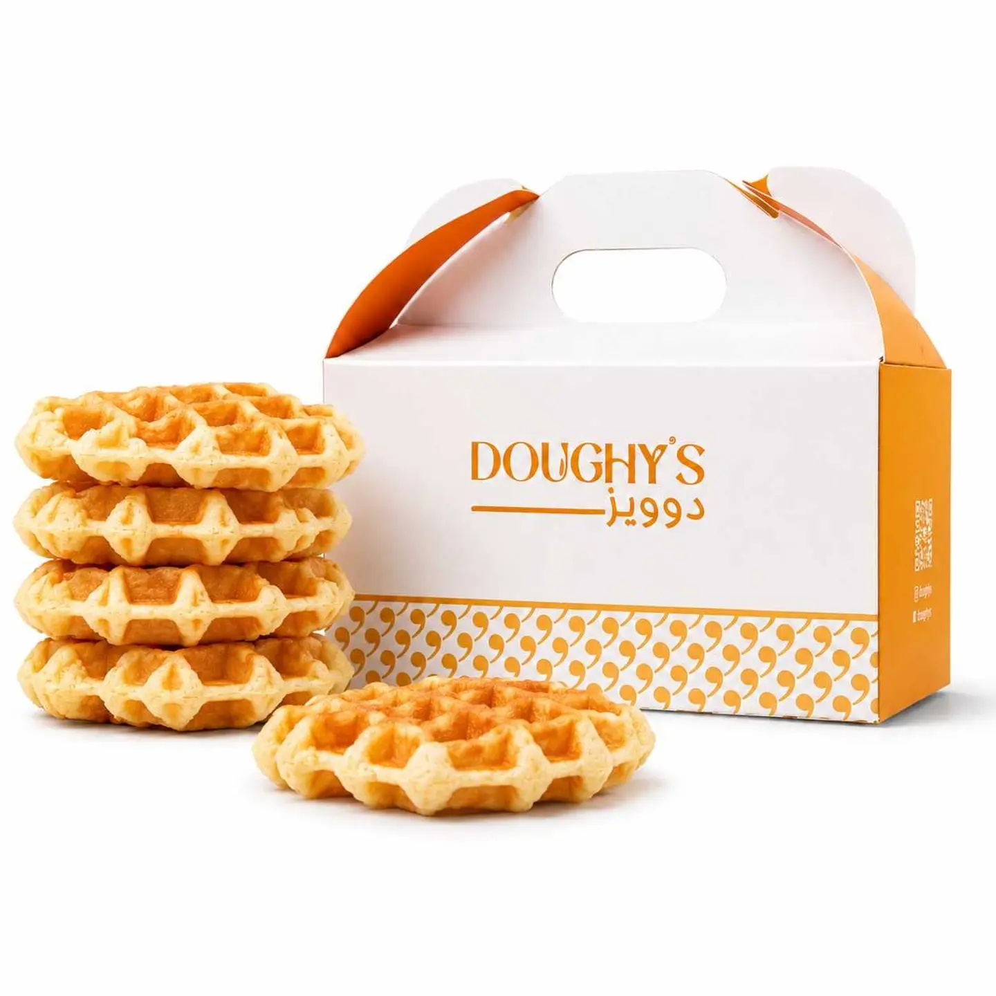 A Box Of 5 Belgian Waffles