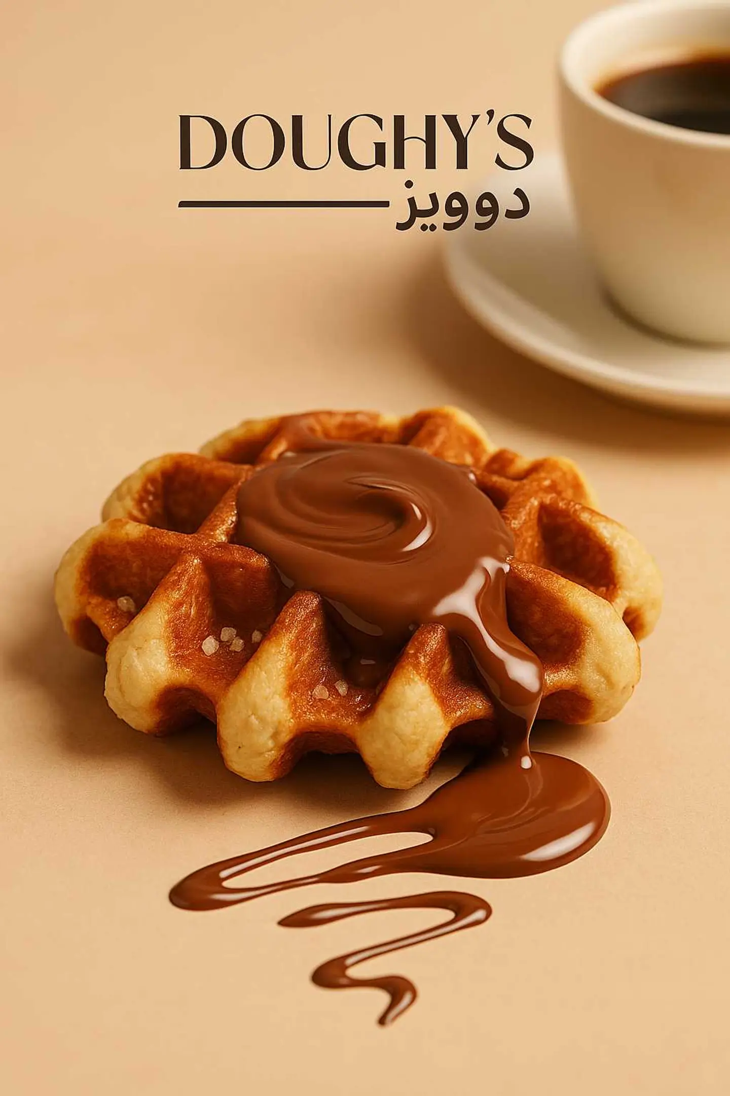 وافل بلجيكي بالشوكلاته