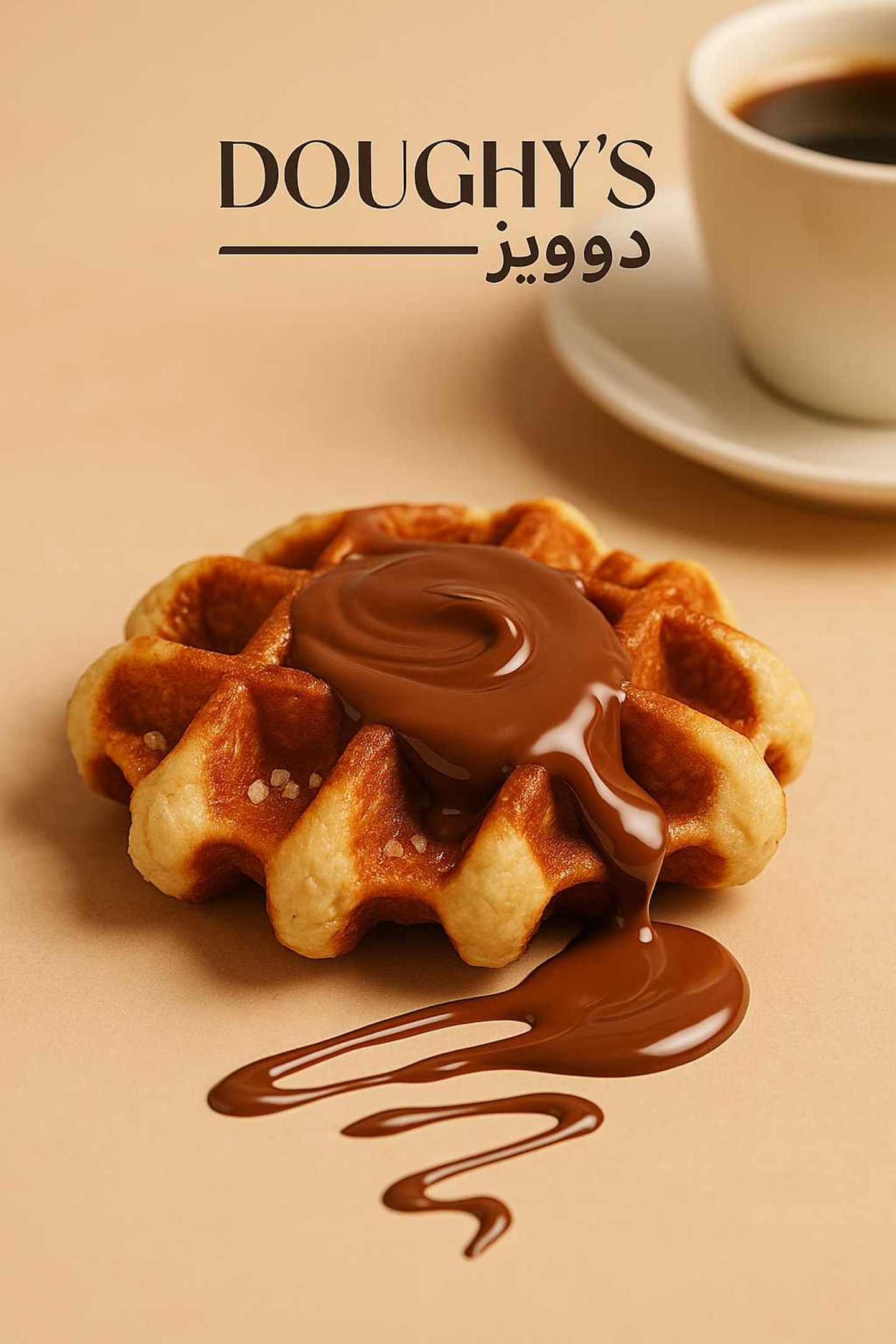 وافل بلجيكي بالشوكلاته