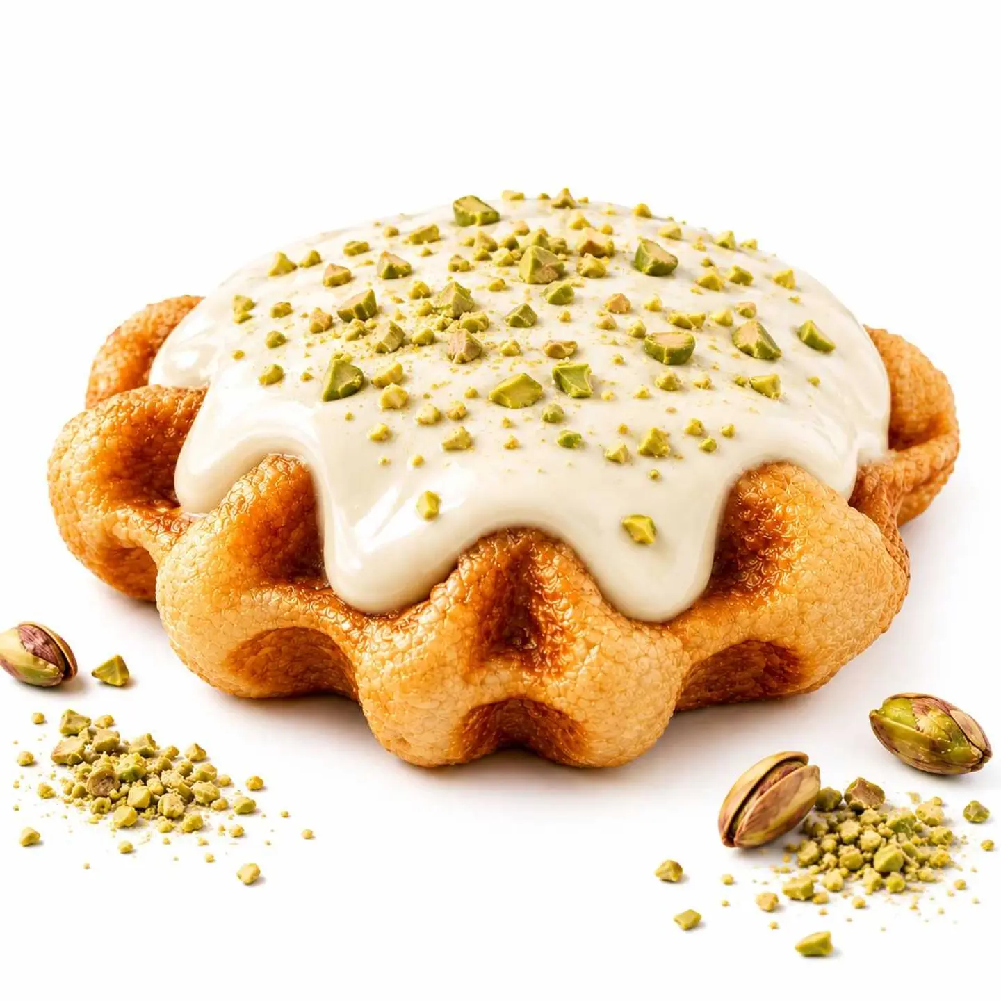 Waffle Mastic And Pistachio