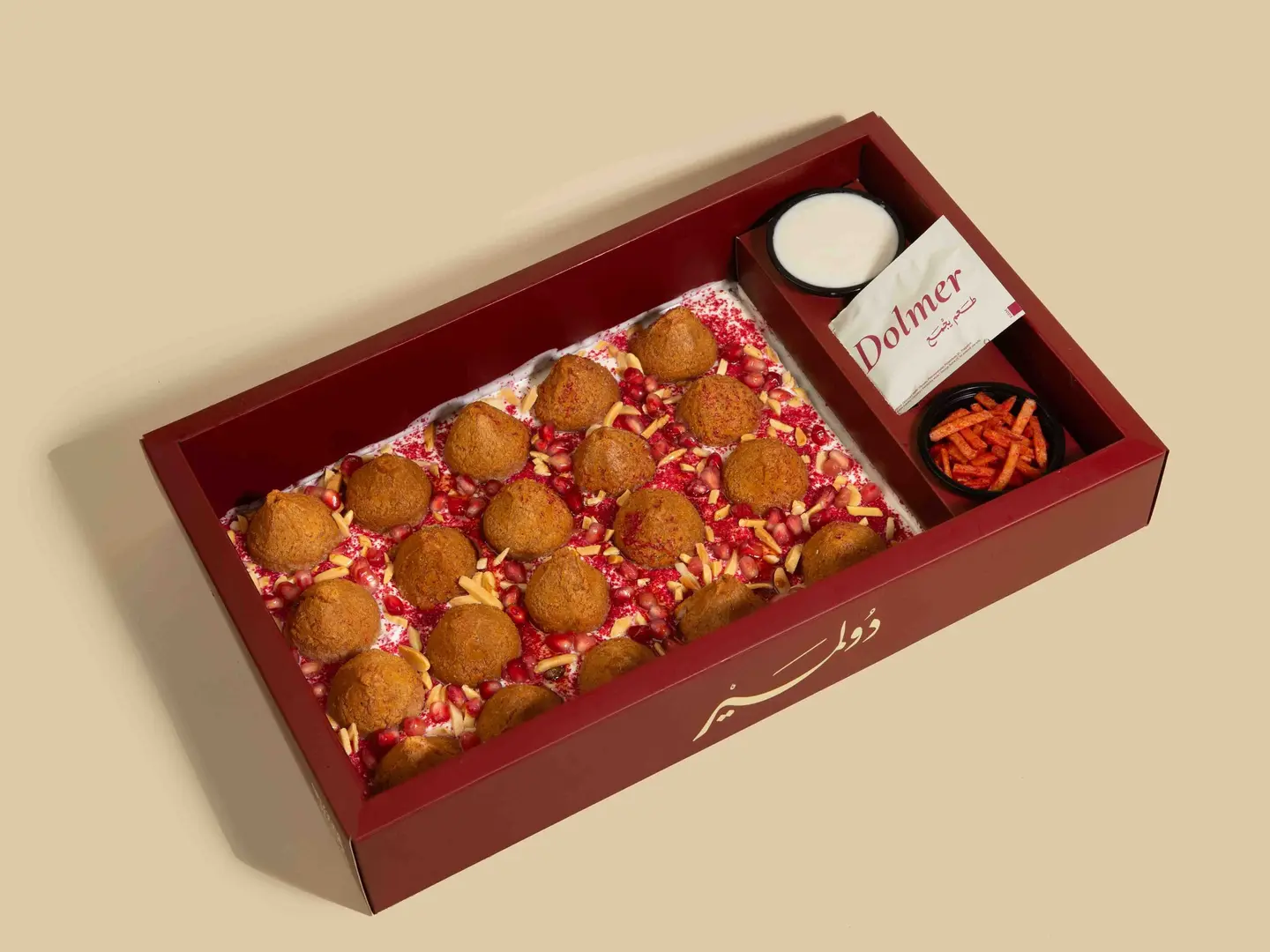 "Kibbeh Fatteh With Yogurt Sauce" Box