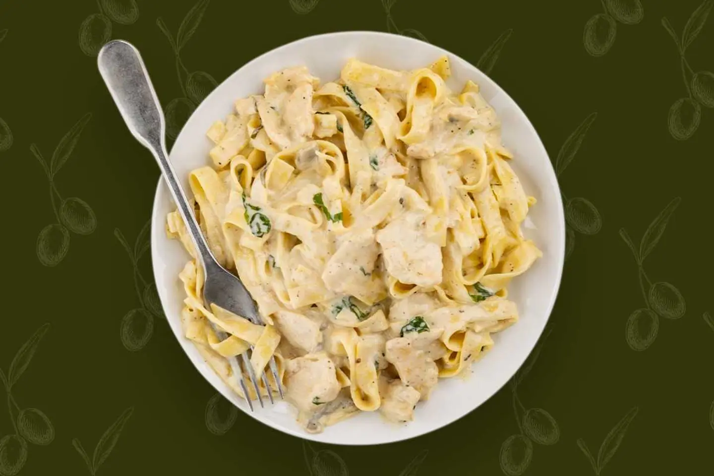 Chicken Alfredo Tagliatelle