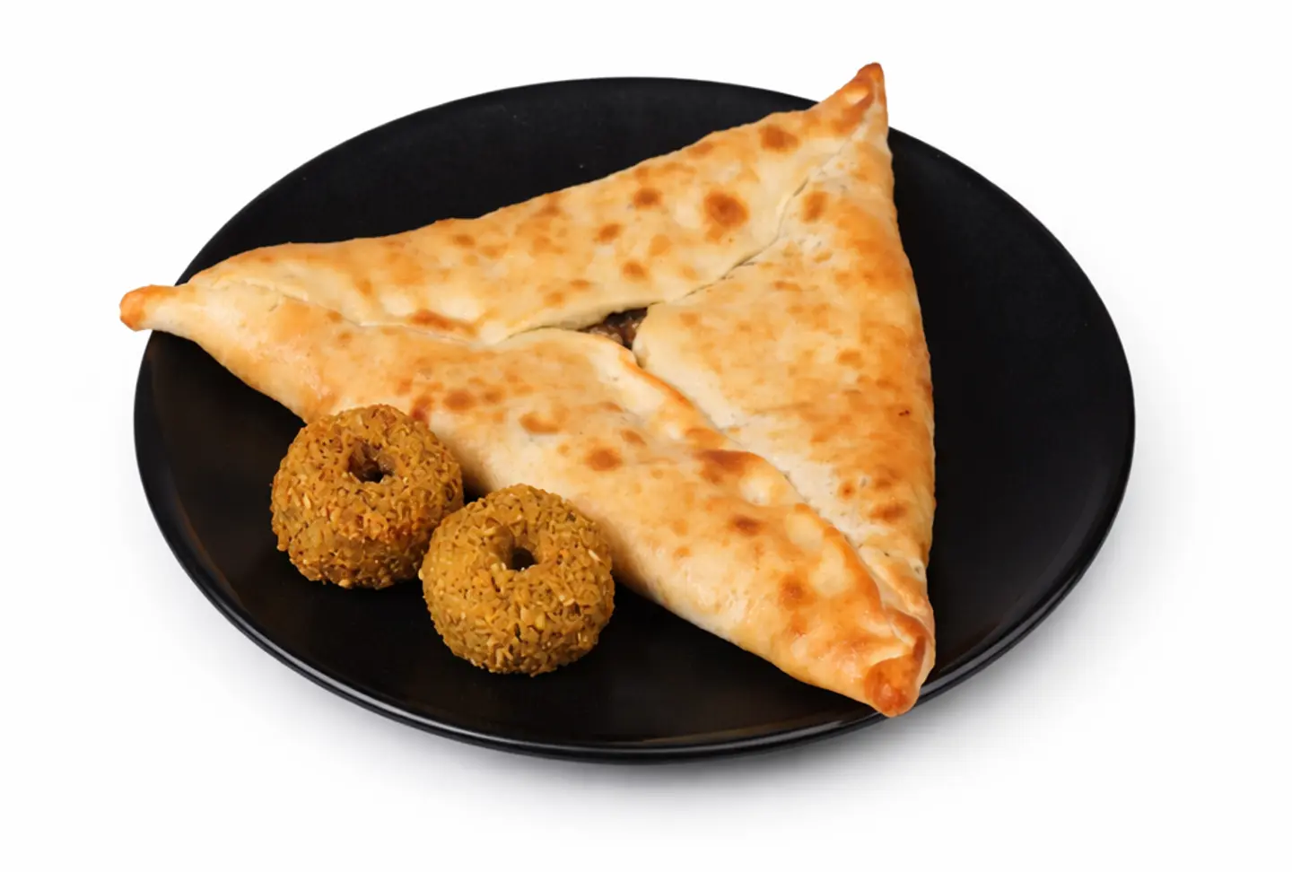 فطيرة لبنة بالفلافل