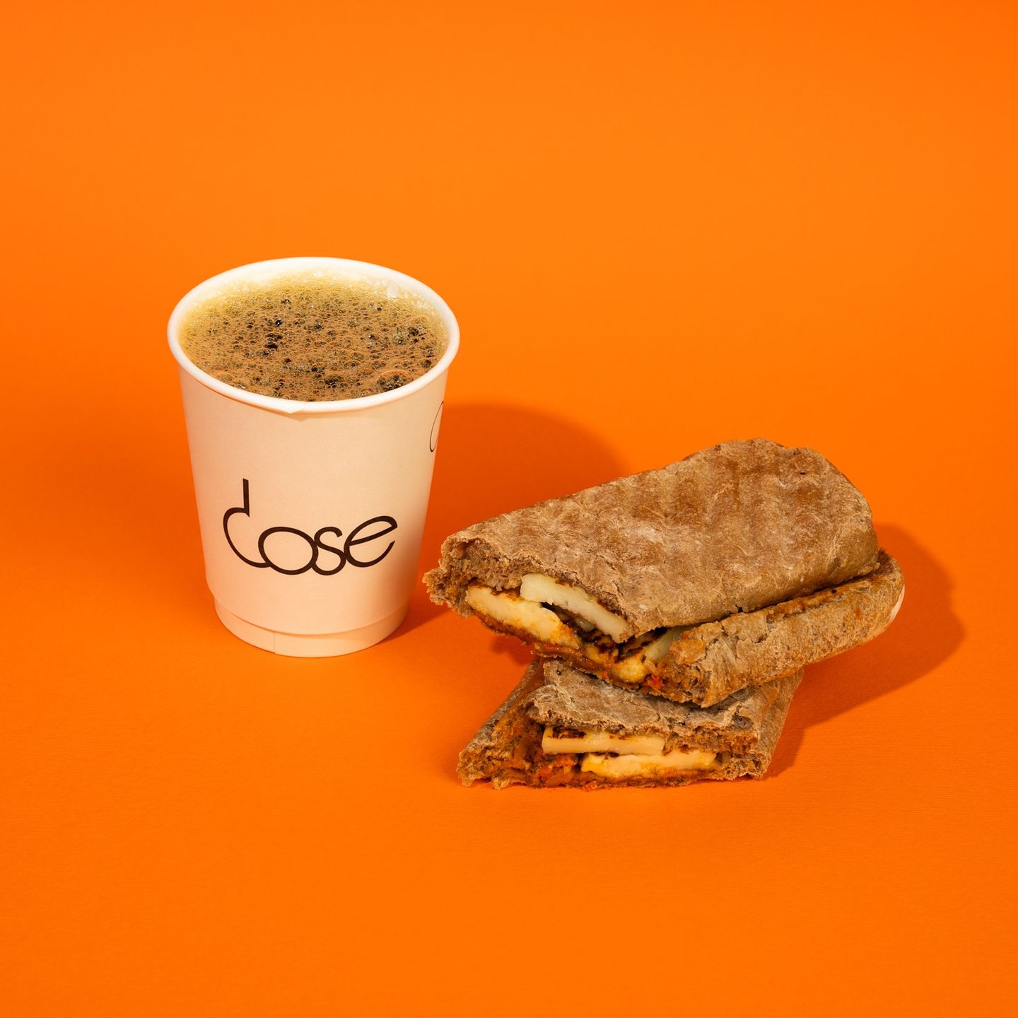 Coffee Of The Day With Sandwich