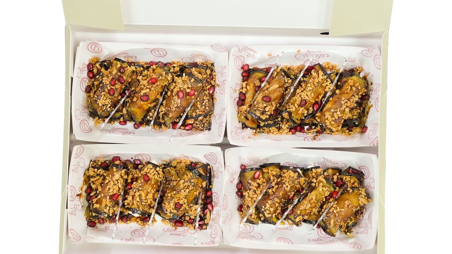 Medium Box Of Eggplant Rolls