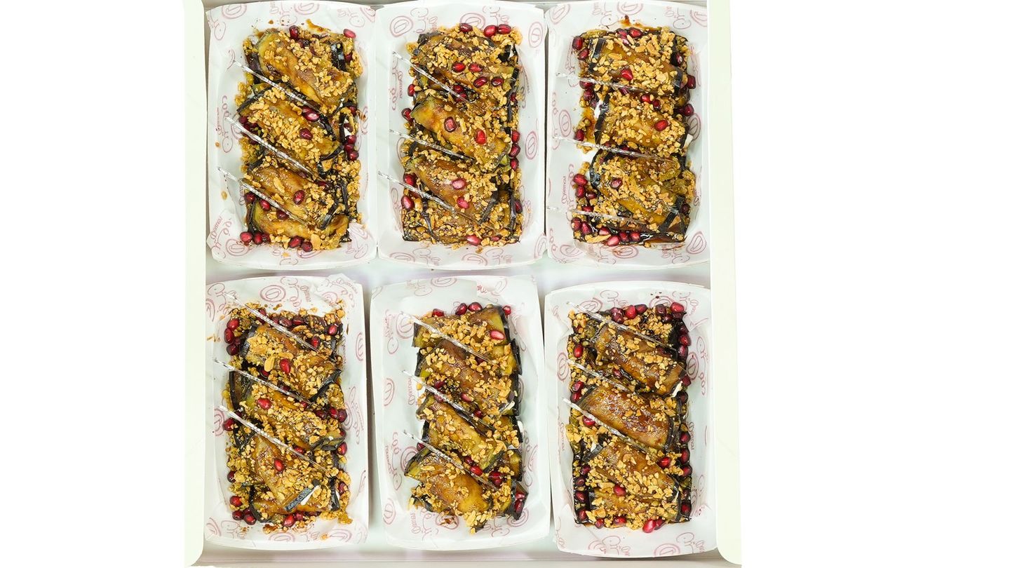 Large Box Of Eggplant Rolls