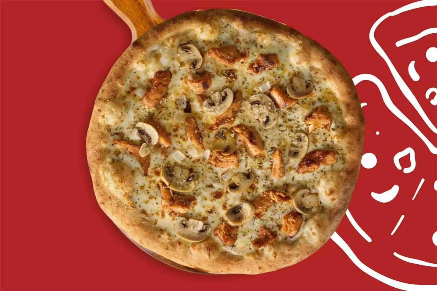 Bbq Chicken Pizza Large