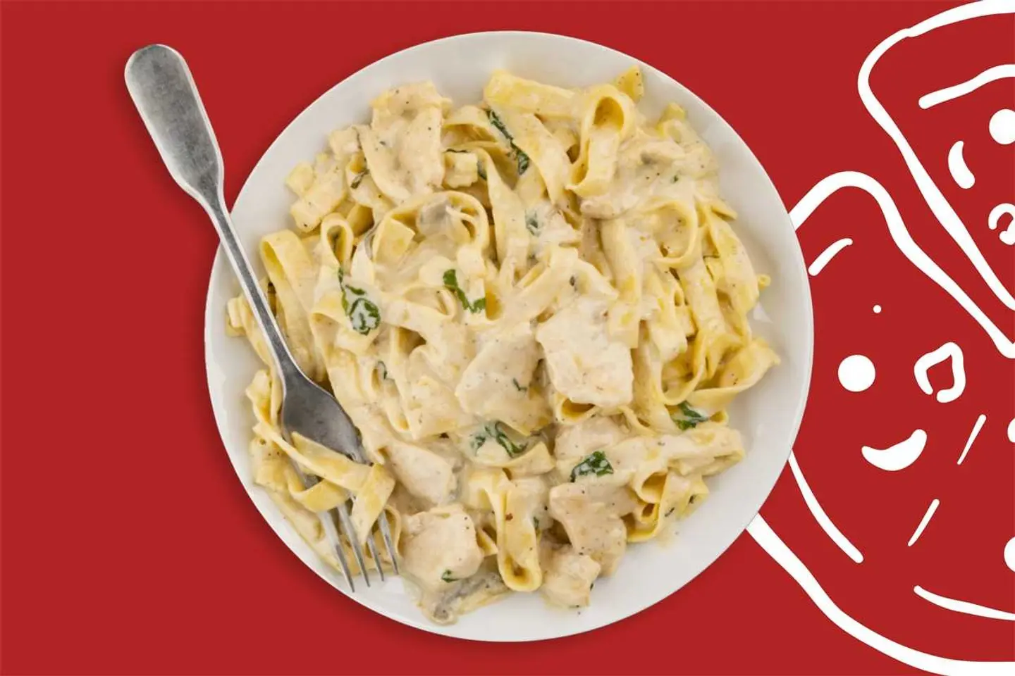 Chicken Alfredo Tagliatelle