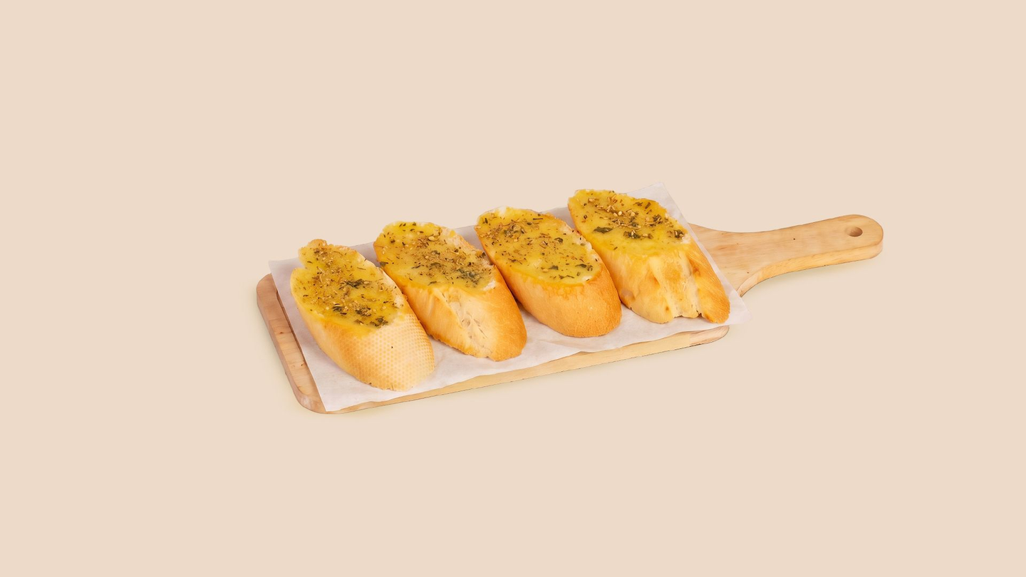 4 Pcs Garlc Bread Cheese