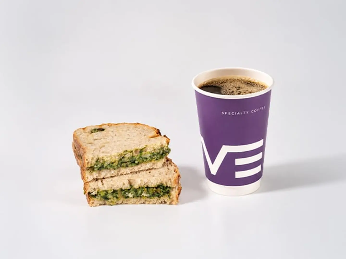 Sour Spinach & Cheese With Coffee Of The Day