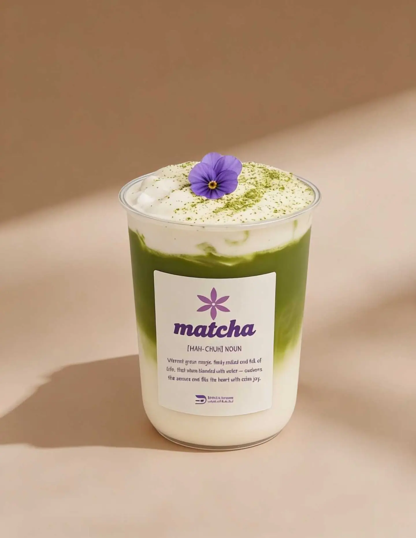 Ice Matcha Lavender