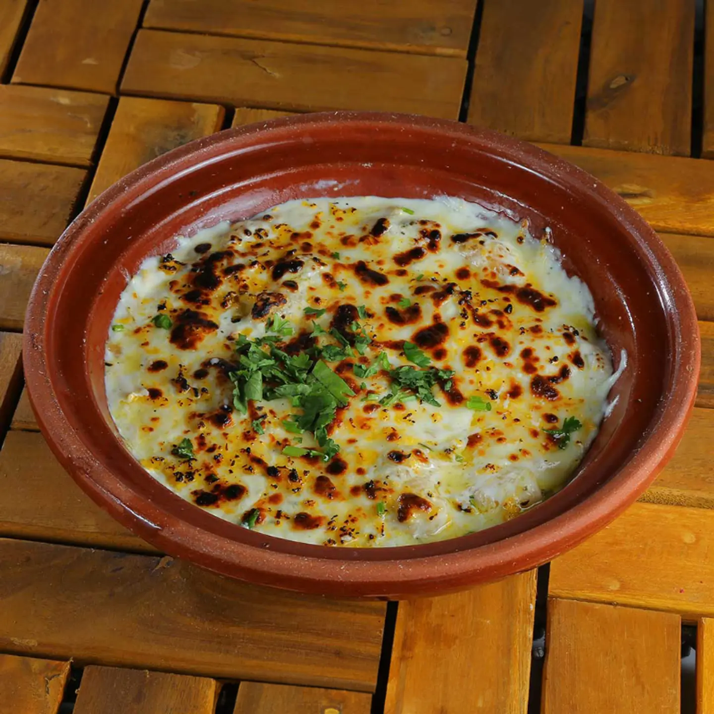 طاجن جمبري مع الجبن