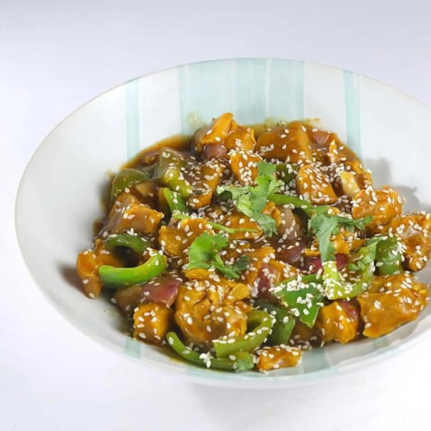 Fish With Sauce And Sesame