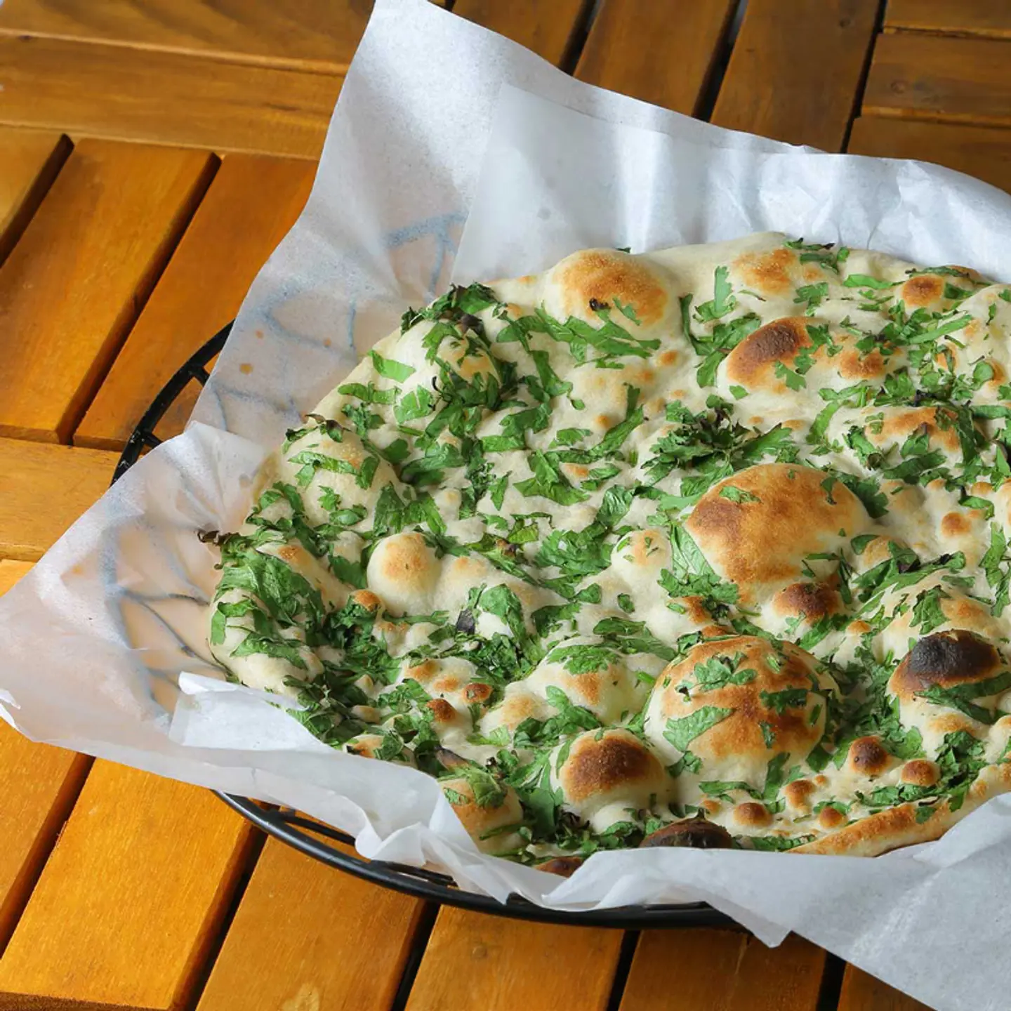 نان بالكزبرة