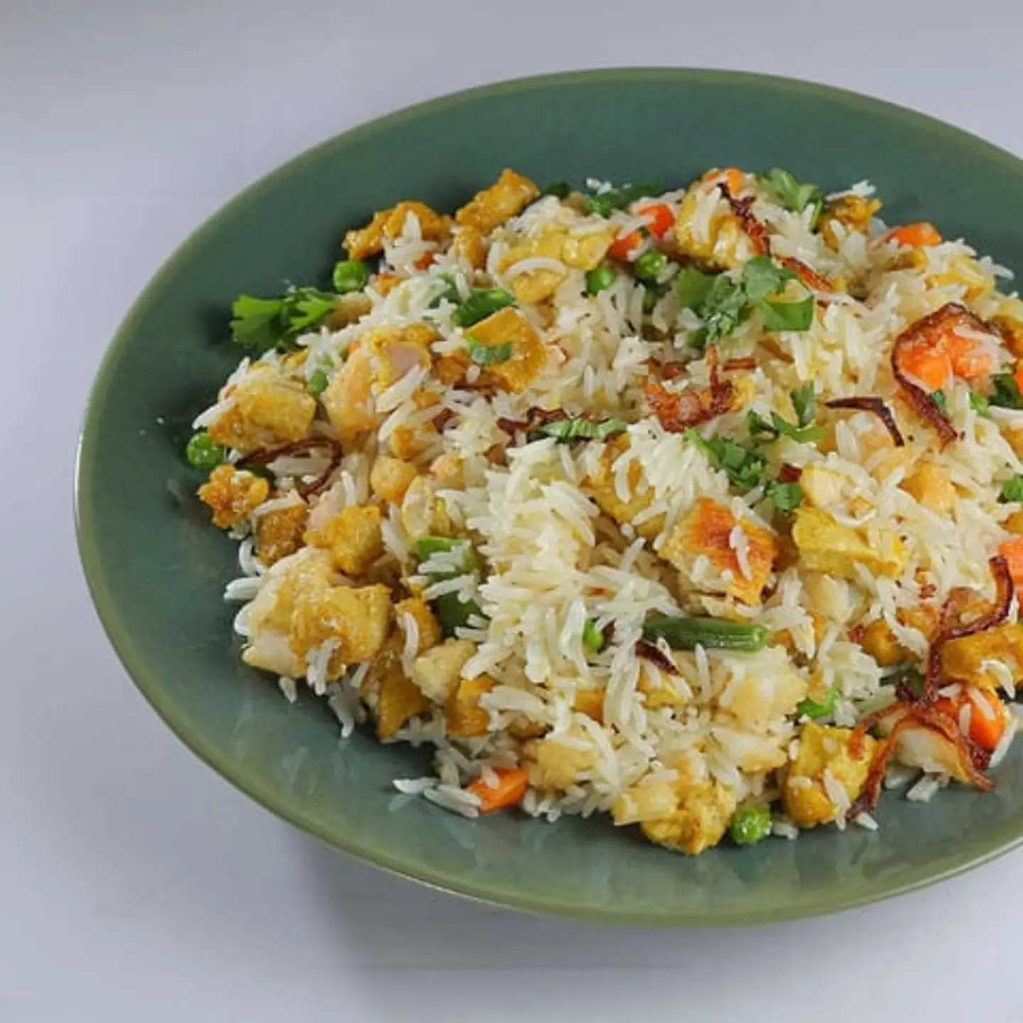 Mixed White Rice (Meat Shrimp And Chicken)