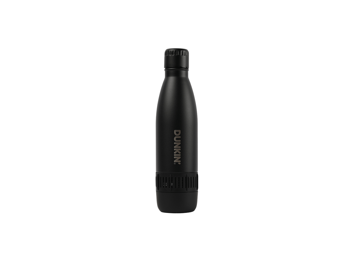 كوب حافظ للحرارة مع سماعة بلوتوث أسود (500مل)