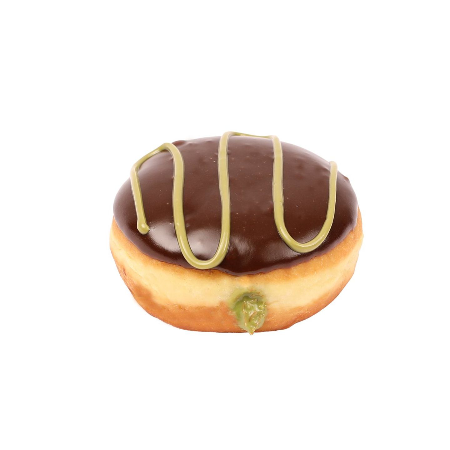 Dark Chocolate Pistachio Kunafa Donut