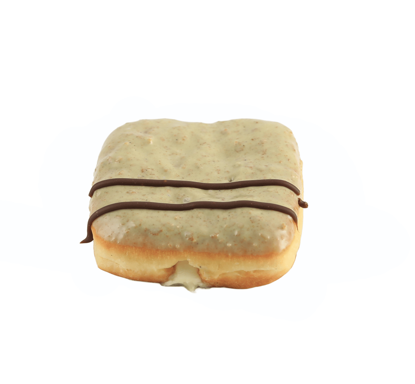 دونات الفستق الكريمي المقرمش