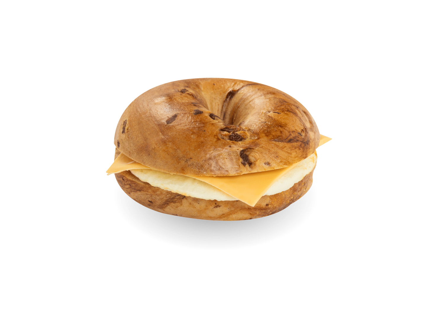 بيجل البيض والجبن والقرفة