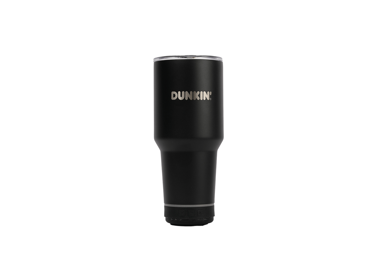 كوب حافظ للحرارة مع سماعة بلوتوث أسود (900مل)