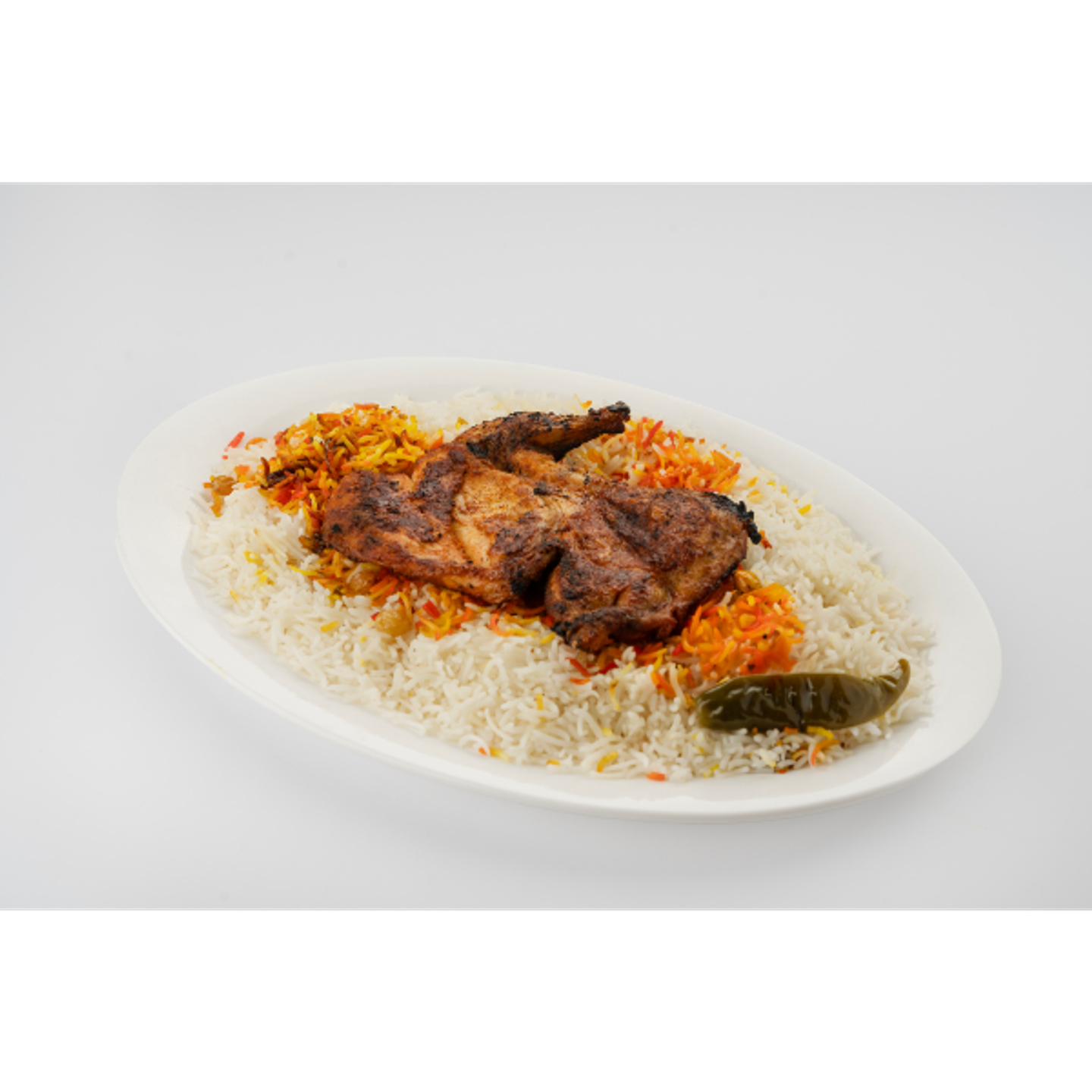 نصف دجاج مظبي