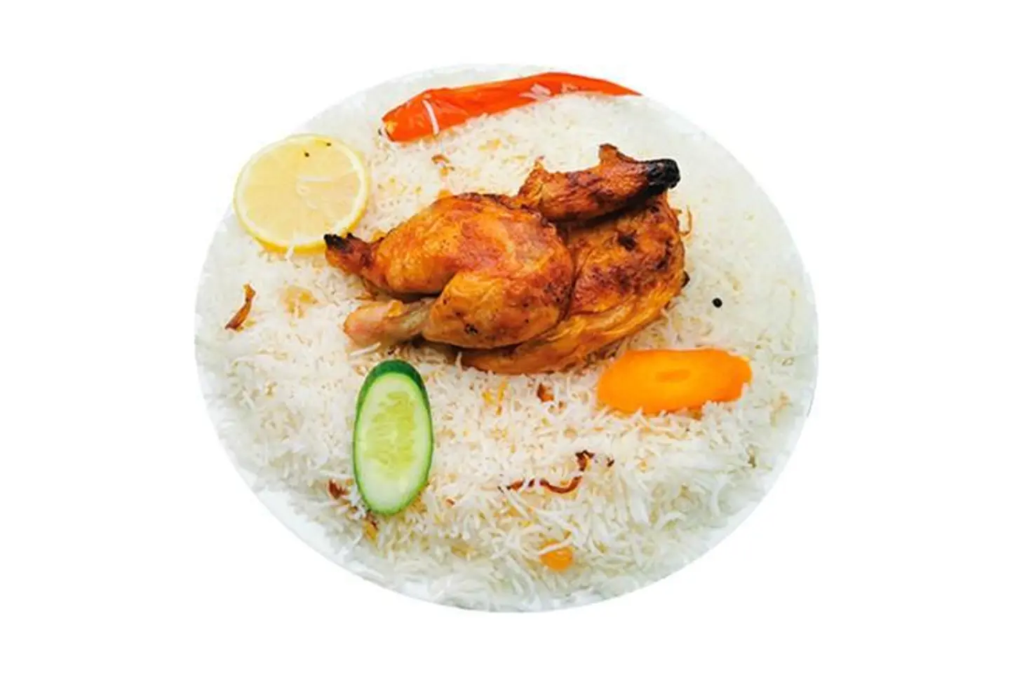 نصف حبة دجاج شواية