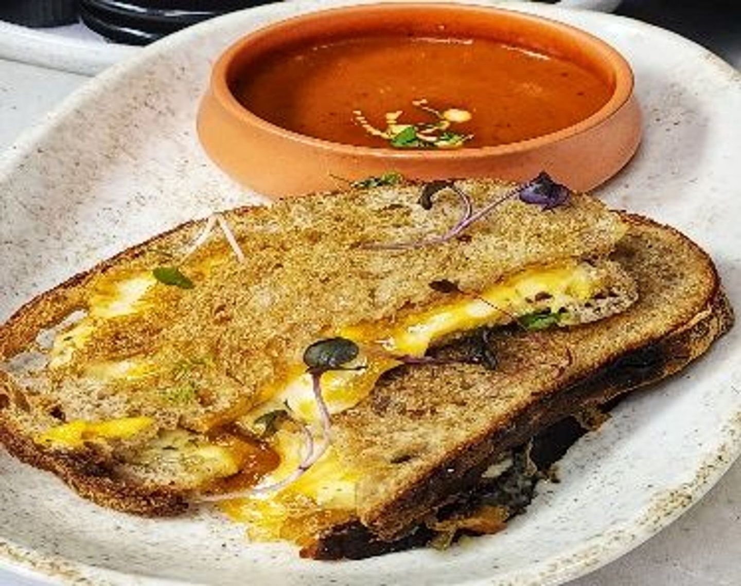 Grilled Mozzarella Cheese Sandwich