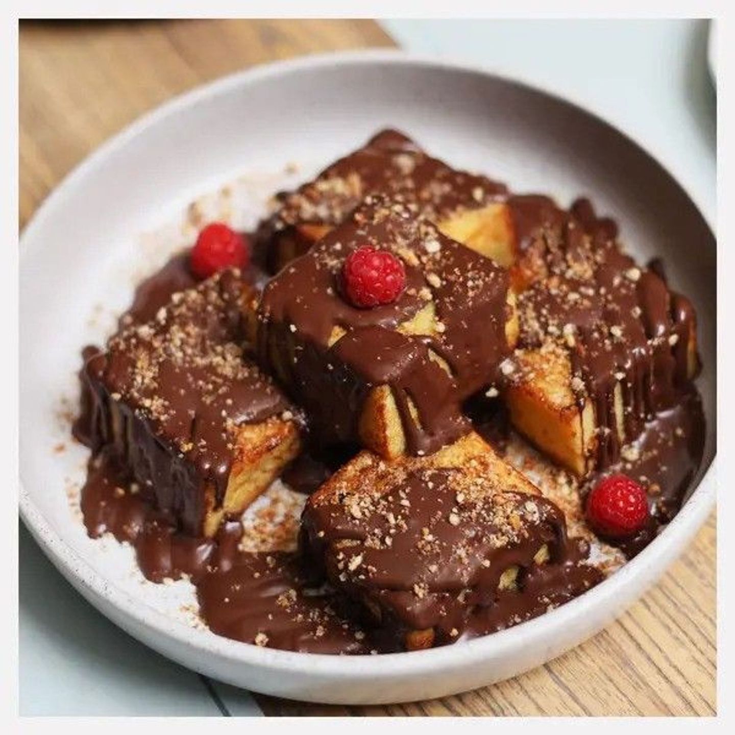 Nutella Stuffed French Toast