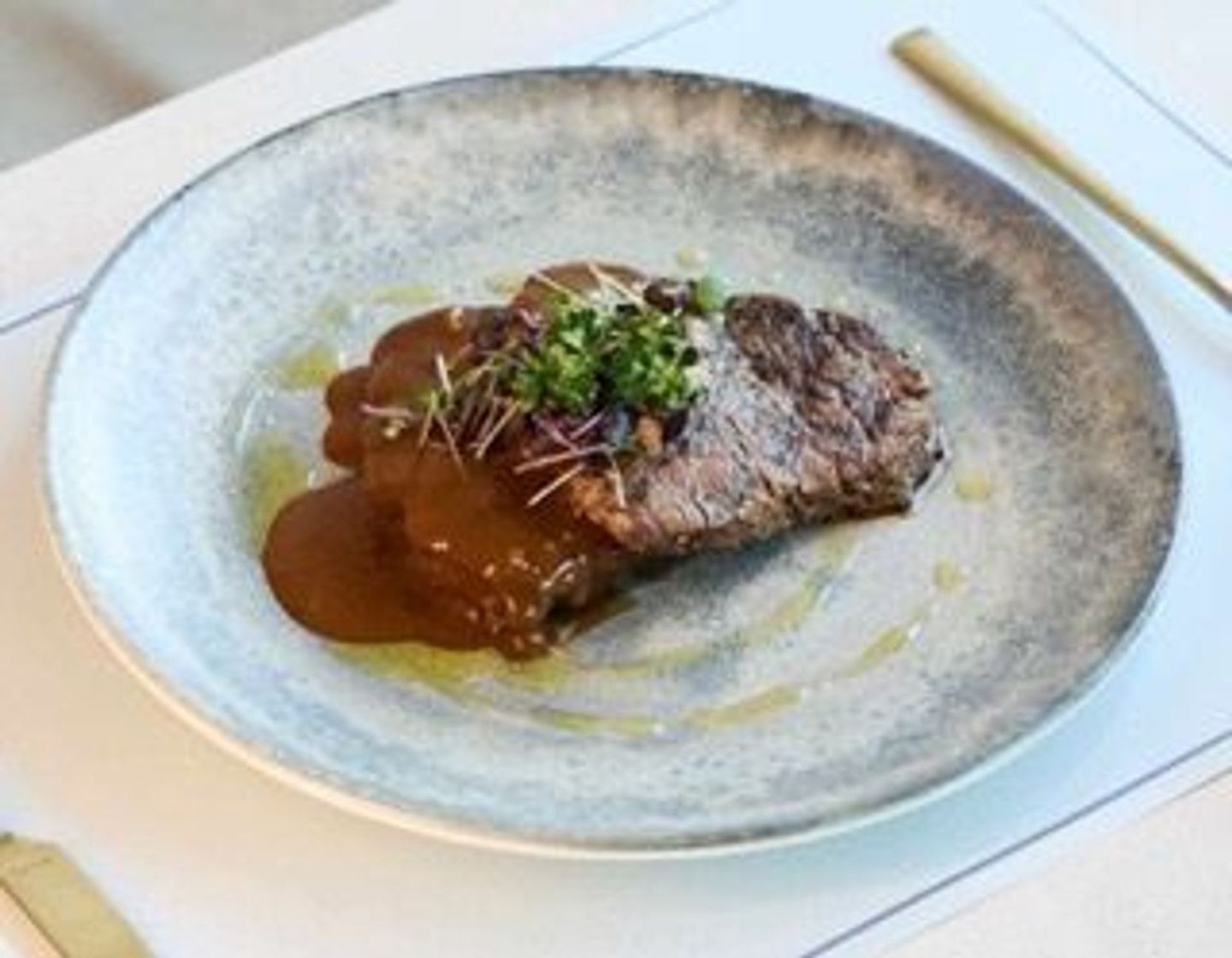 Tenderloin Steak With Black Pepper Sauce