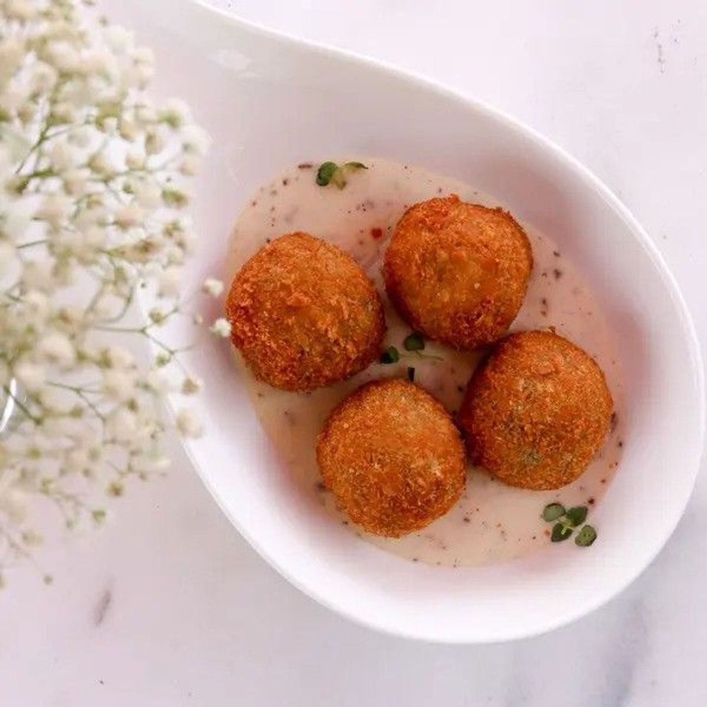 Mushrooms Rice Balls W Mozzarella