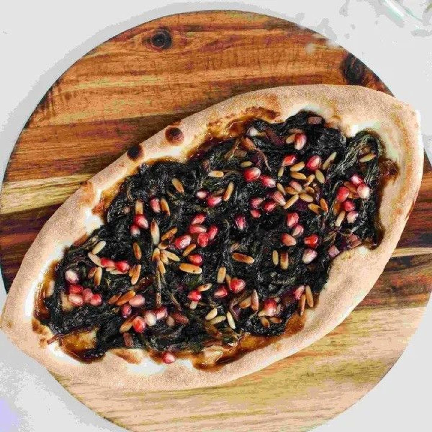 Spinach Flat Bread