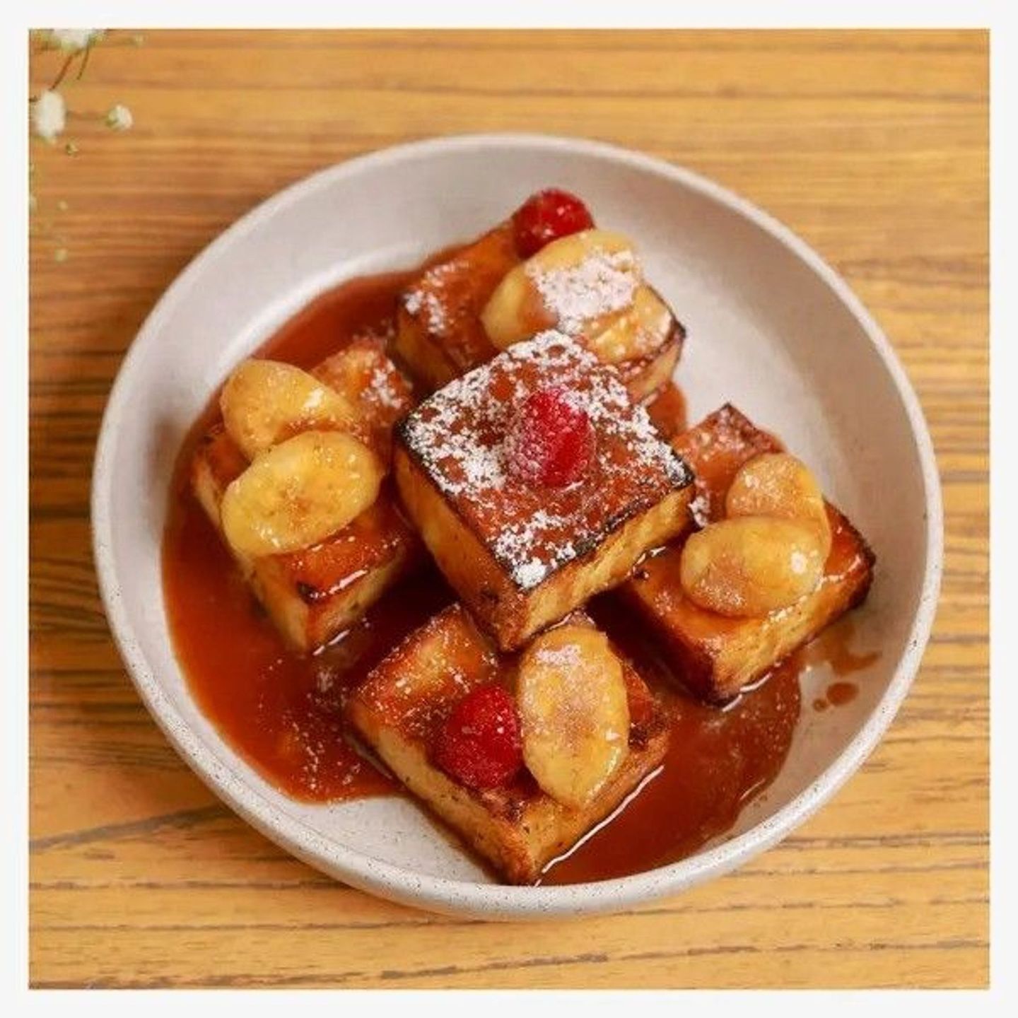 Banana Caramel French Toast