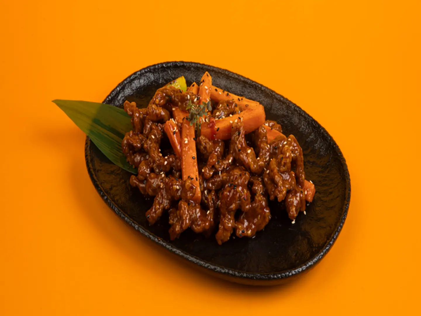 لحم البقري الحار المقرمش