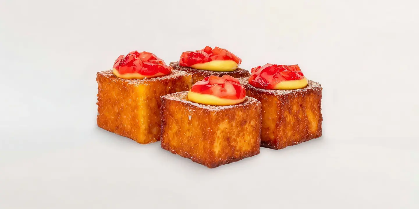 ميني هني كرسب - كريمة وفراولة