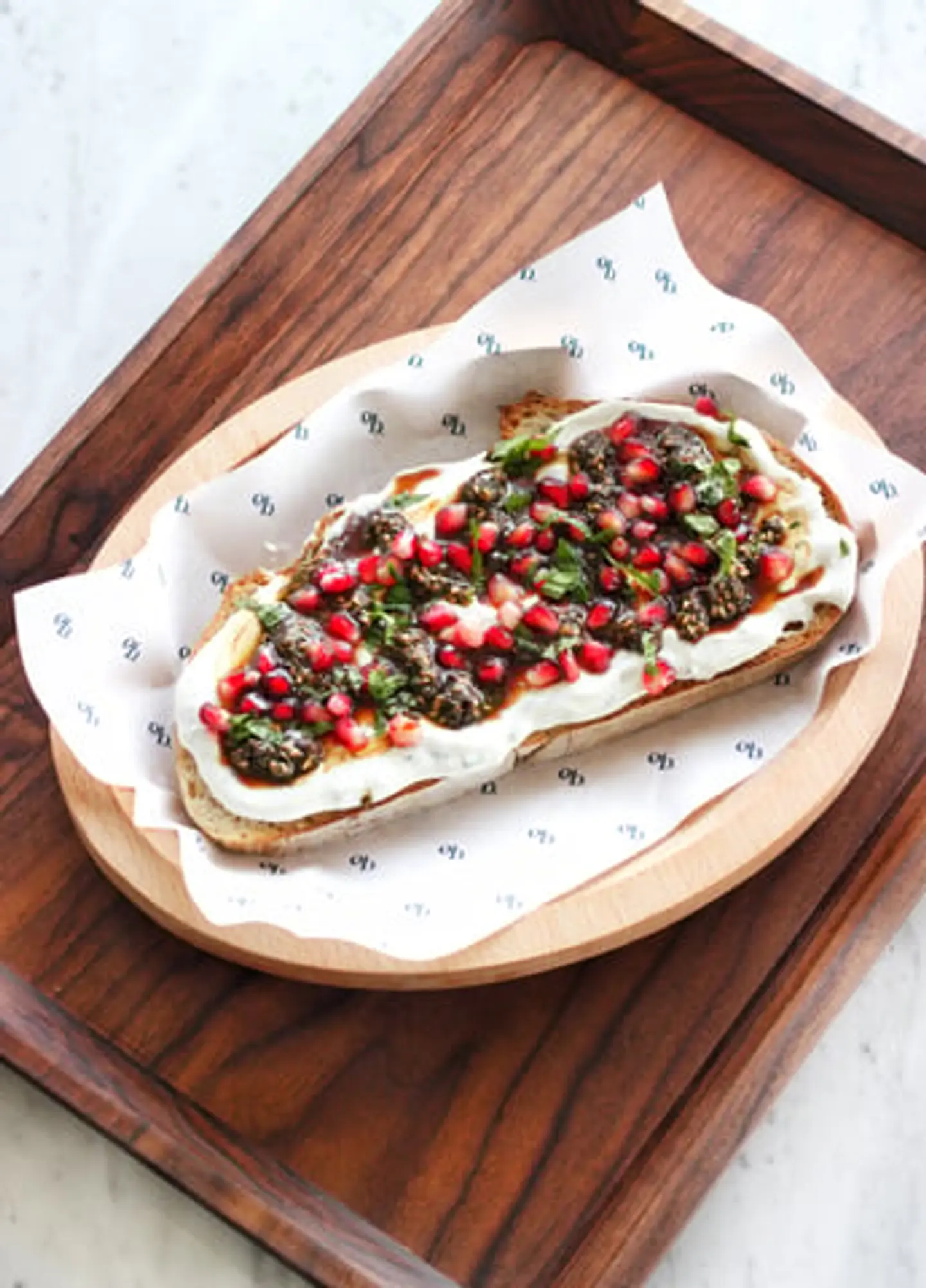 ساندويتش اللبة والزعتر