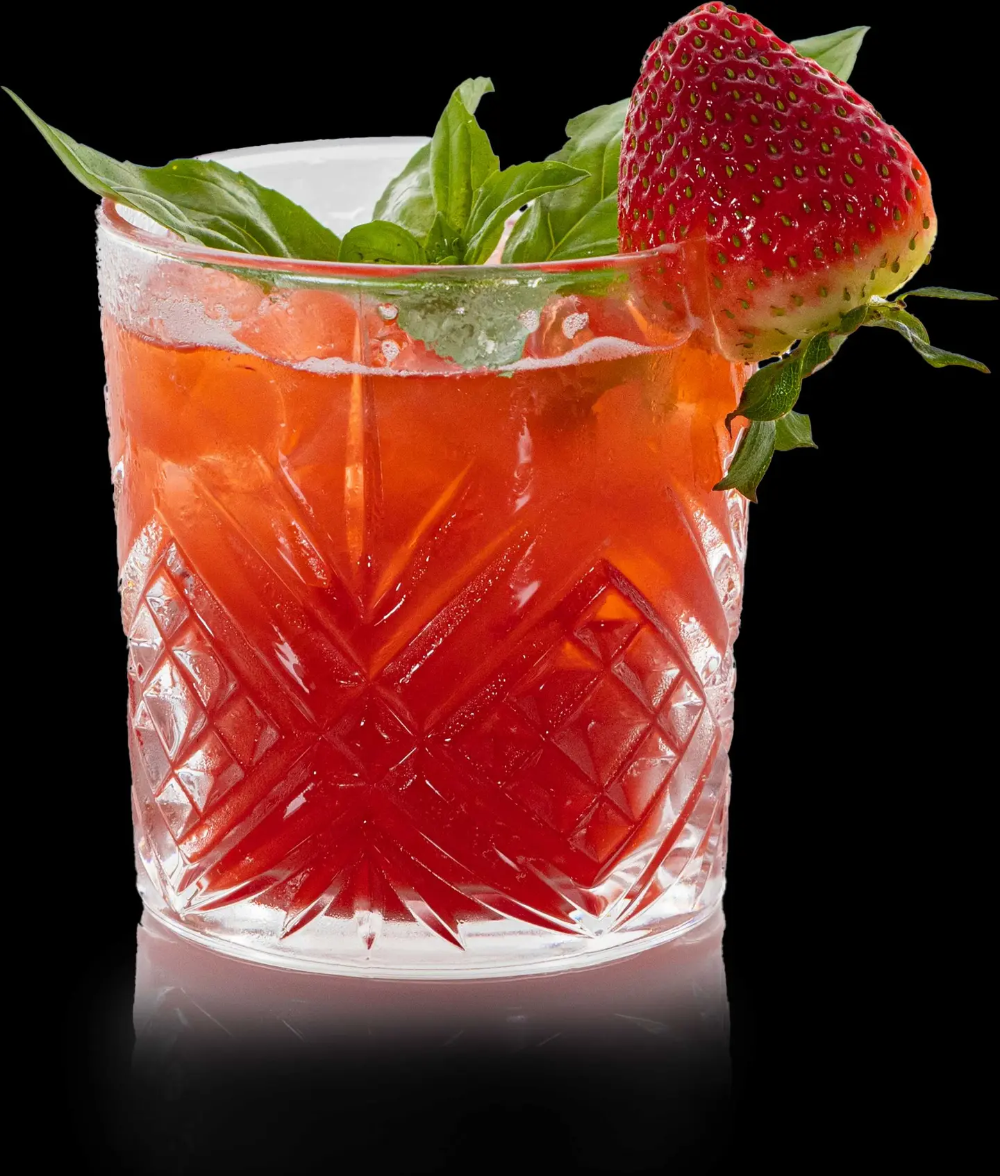 عصير الفراولة والريحان