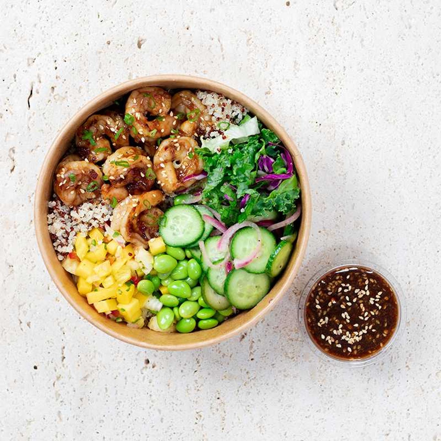 Thai Peanut Shrimp Bowl