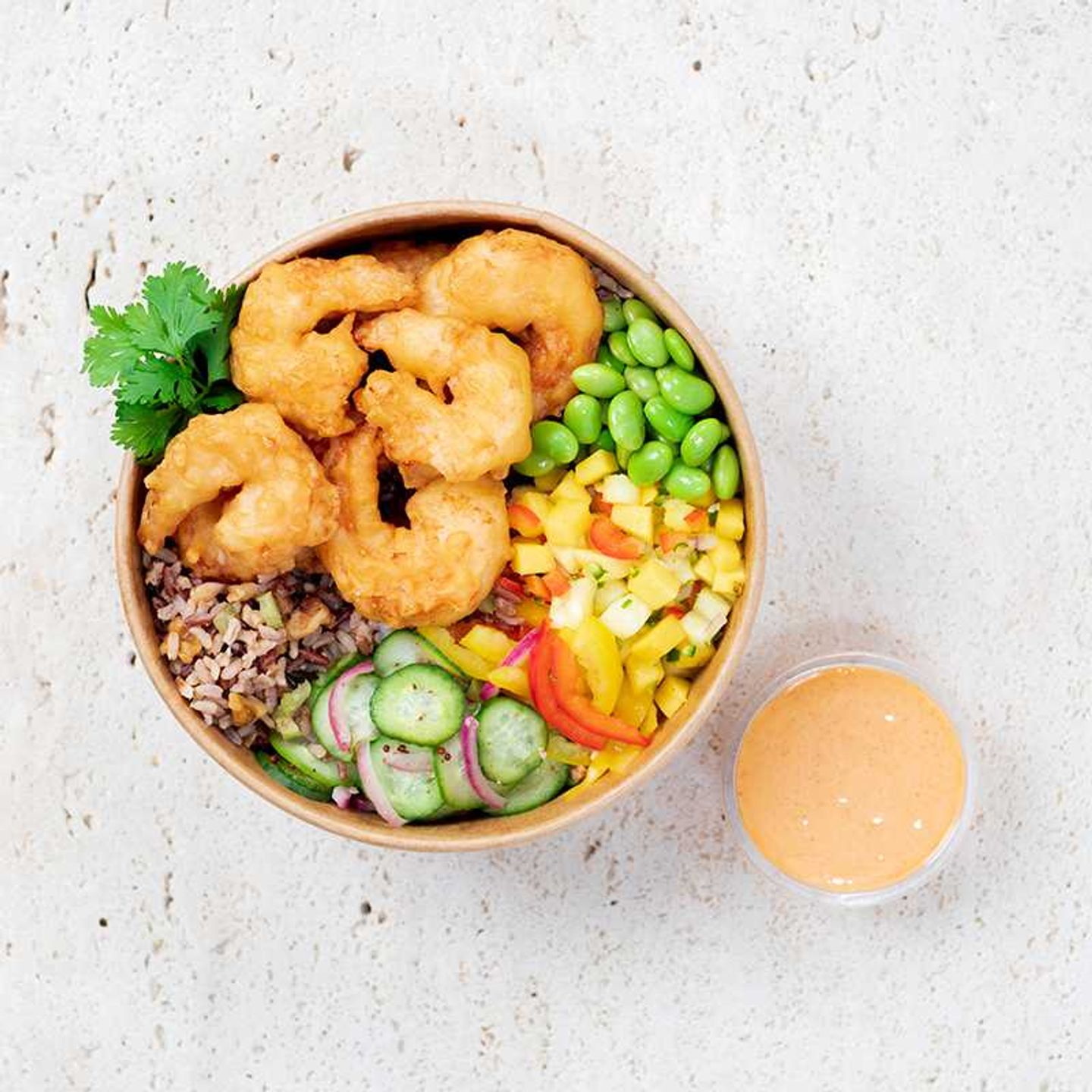 Asian Dynamite Shrimp Bowl