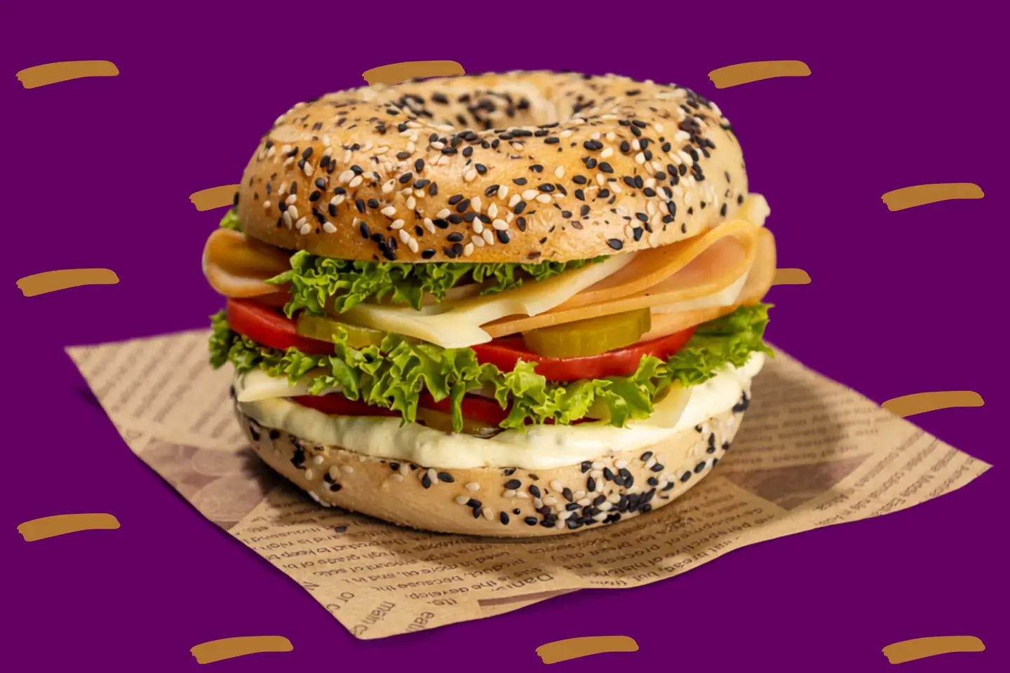 Turkey & Cheese Bagel