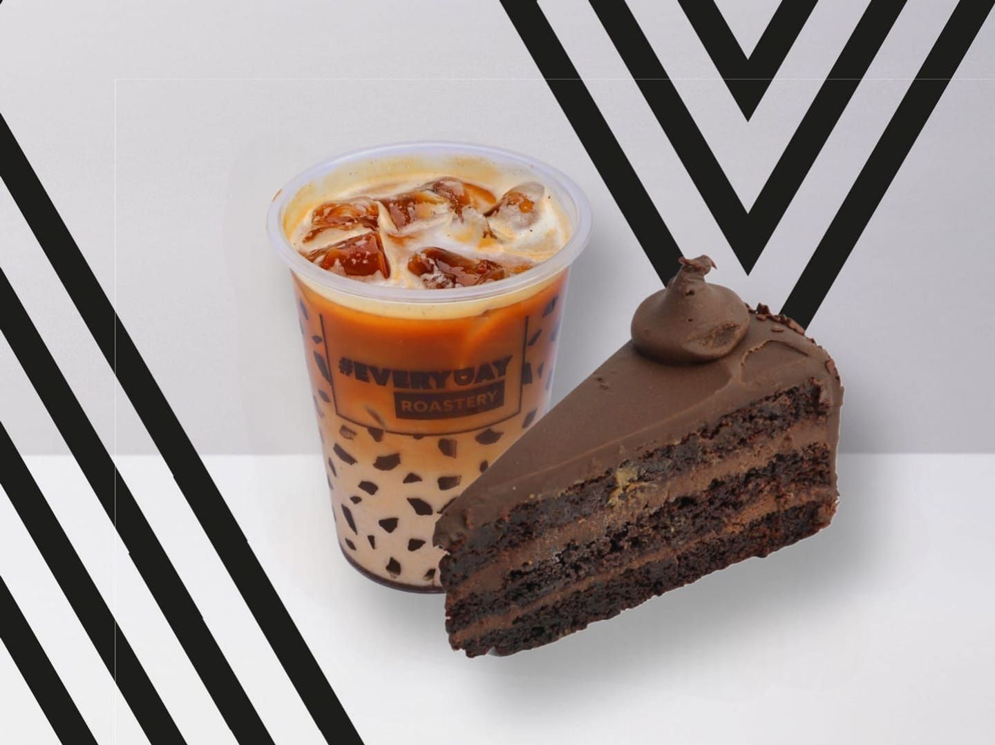 Cold Coffee + Chocolate Fudge Cake