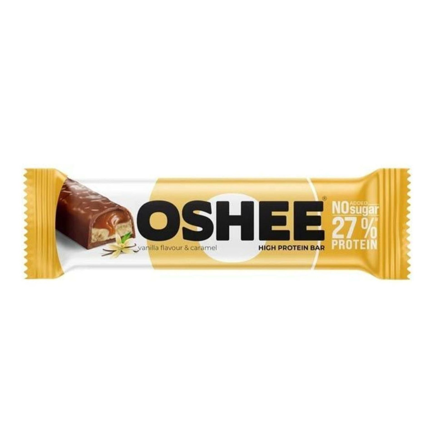 Oshee Vanilla & Caramel Protein Bar 48g