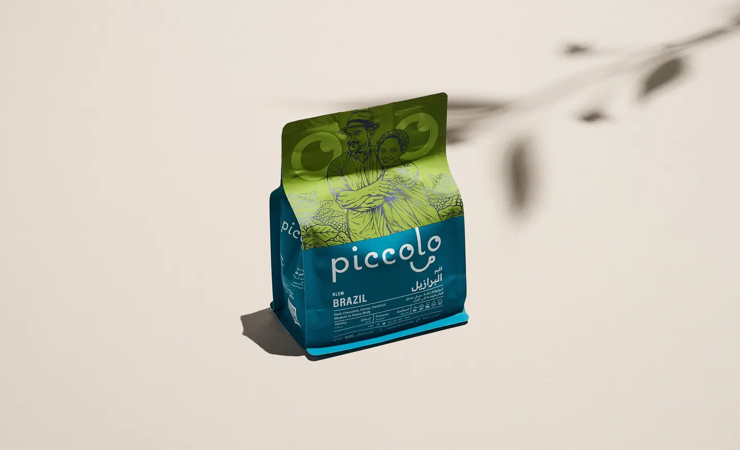Piccolo Brazil Klem Coffee Beans 250g