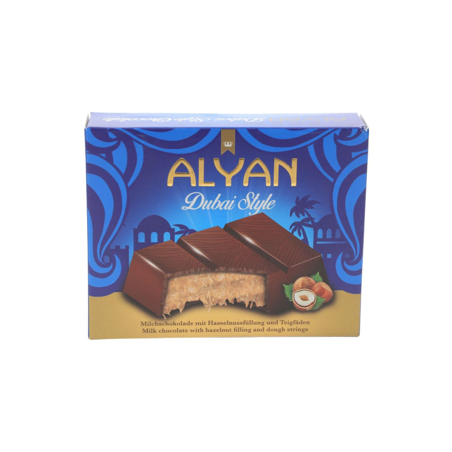 Alyan Dubai Style Crunchy Knafeh & Hazelnut Chocolate Milk 100g