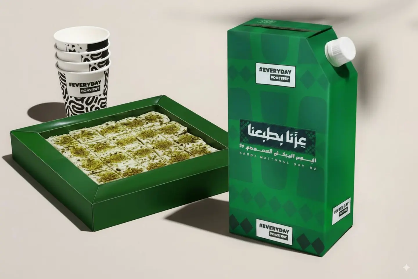 1 L Coffee Box + Cheesecake Box