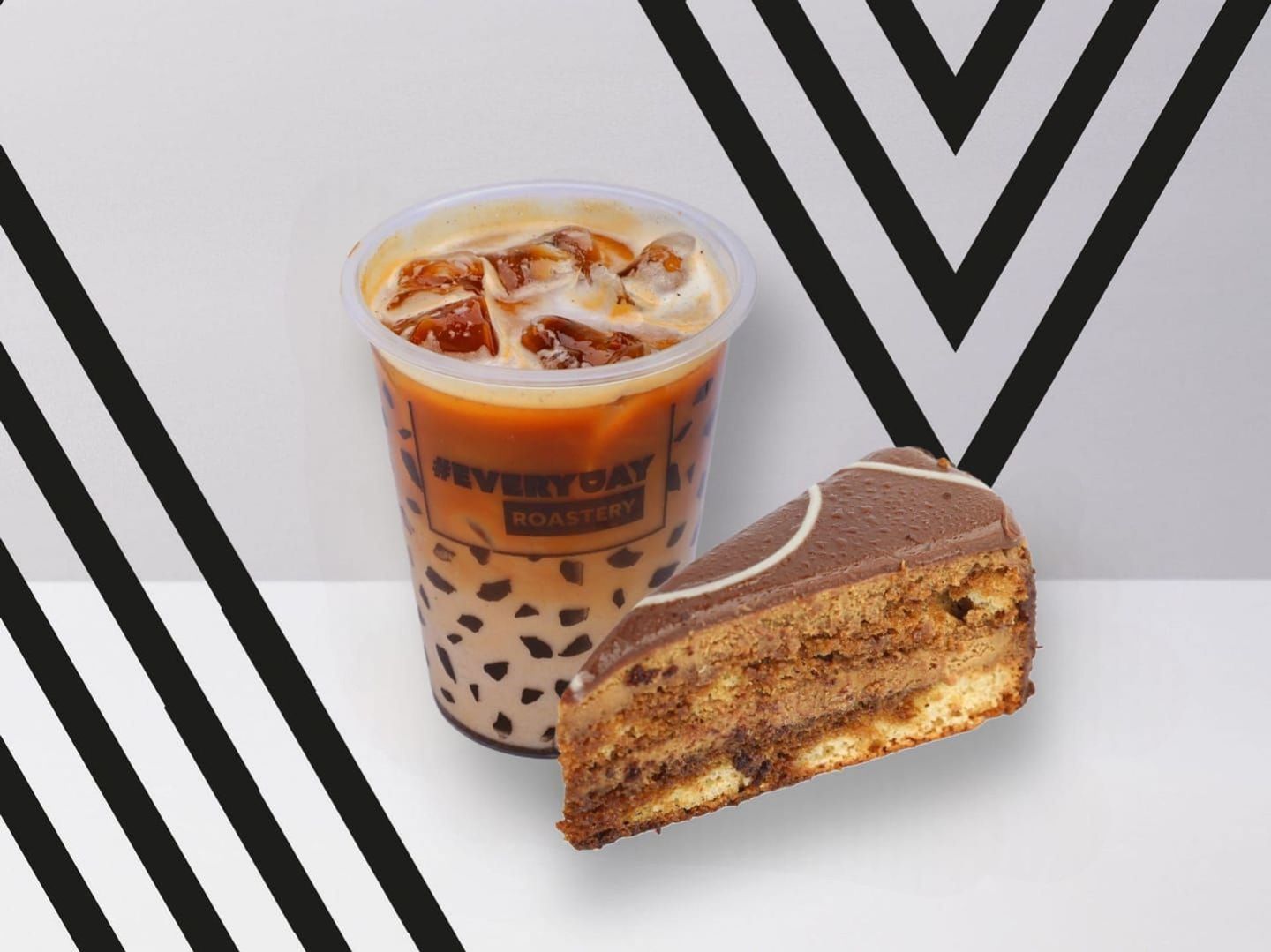 Cold Coffee + Chocolate Coffee Cake