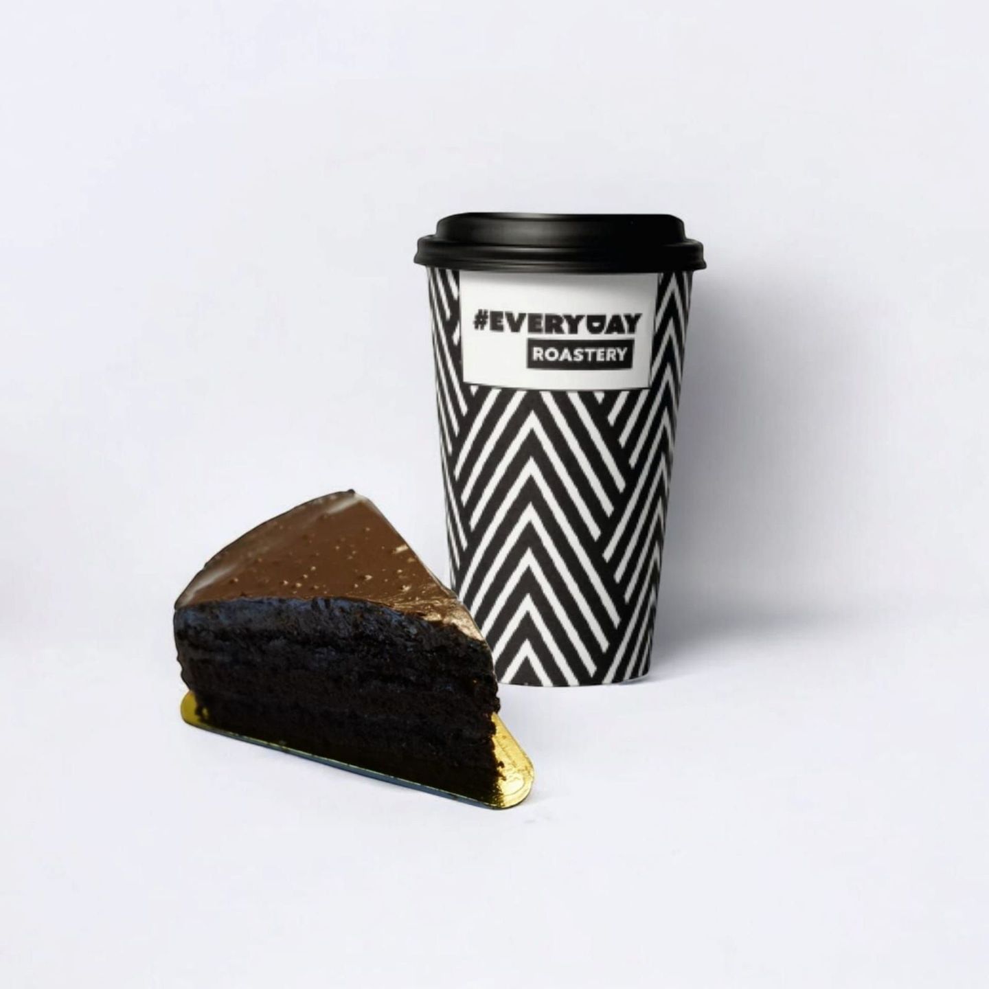 Hot Coffee + Chocolate Crispy Cake